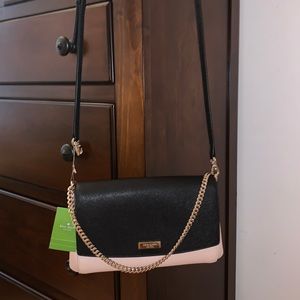 NWT Kate Spade Crossbody In Black And Pink